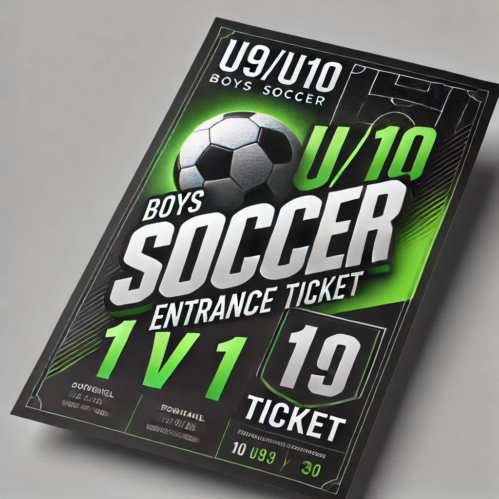 U9/U10 Boys Soccer 1 v 1 Ticket