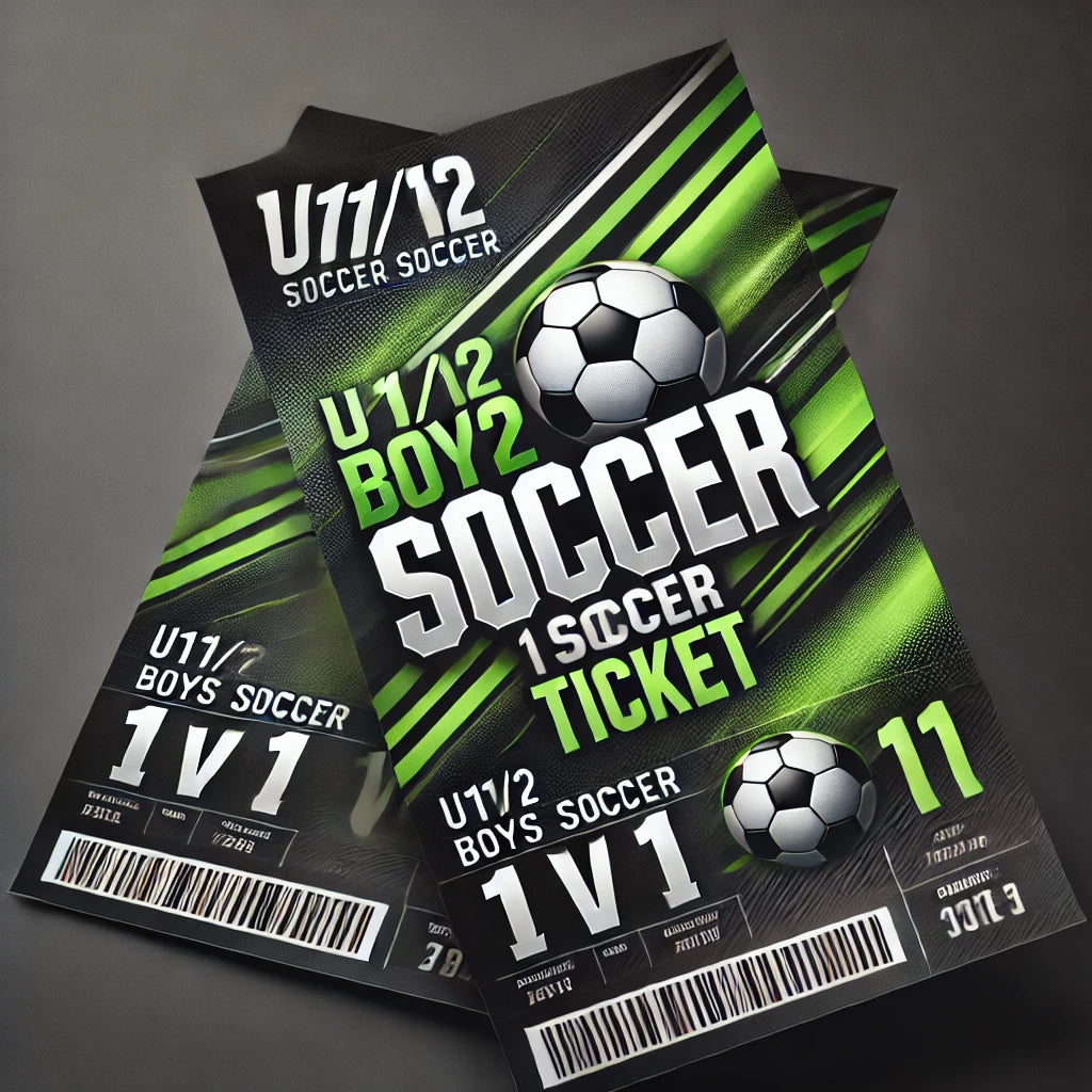 U11/U12 Boys Soccer 1 v 1 Ticket