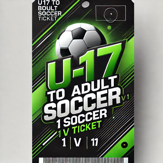 U17 and Up Boys Soccer 1 v 1 Ticket